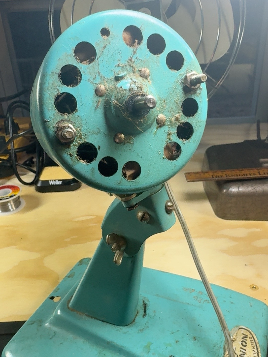Dominion fan during disassembly